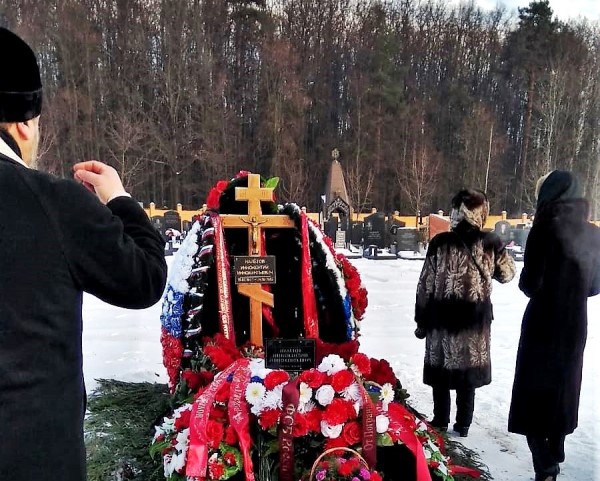 Лития на могиле И.И. Налётова 2 декабря 2022 г.