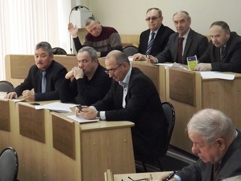 Рабочий момент совещания президиума Совета Ростовской областной организации ветеранов