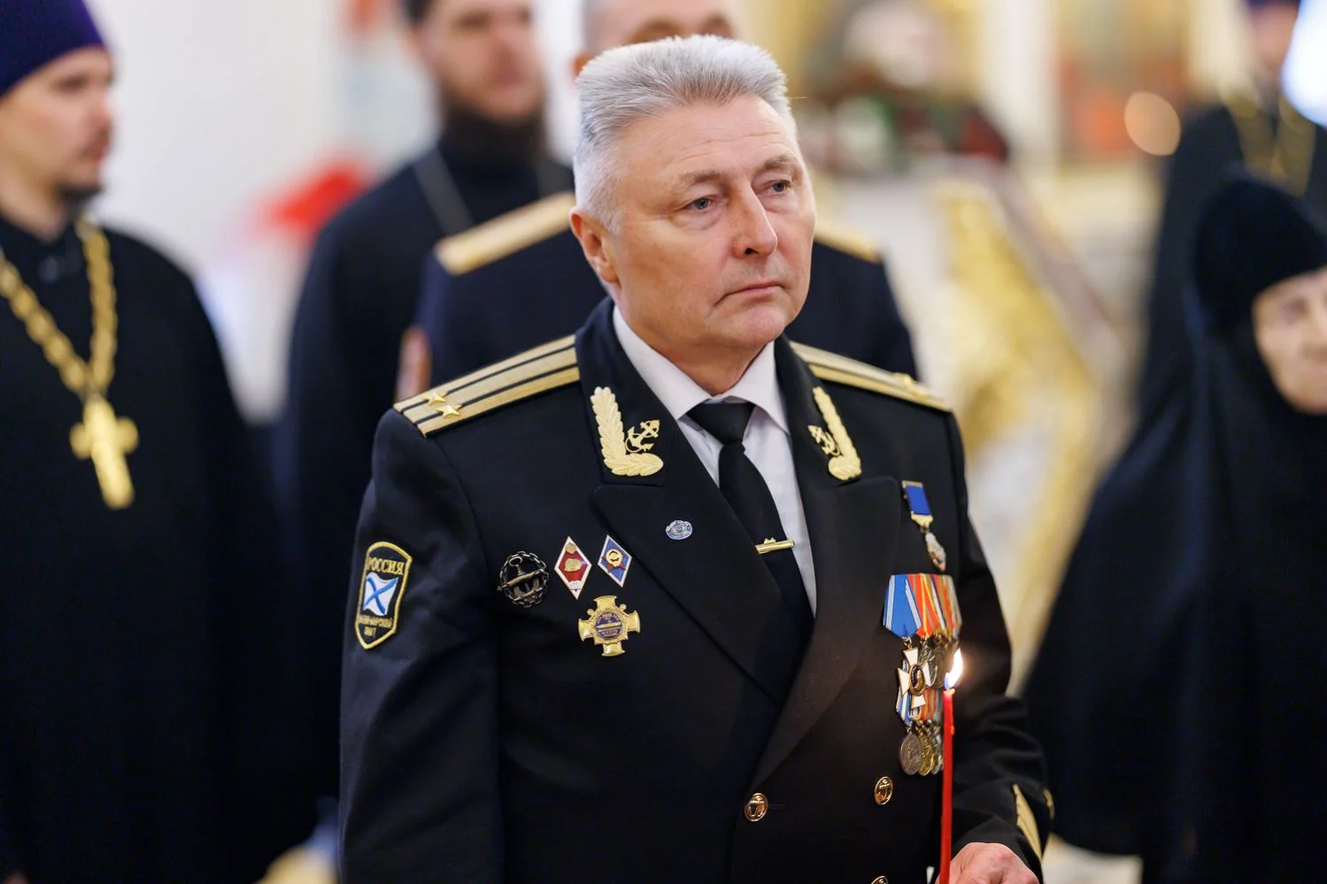 Председатель Ульяновского областного отделения Российского фонда ветеранов капитан 2 ранга запаса Александр Емелькин.